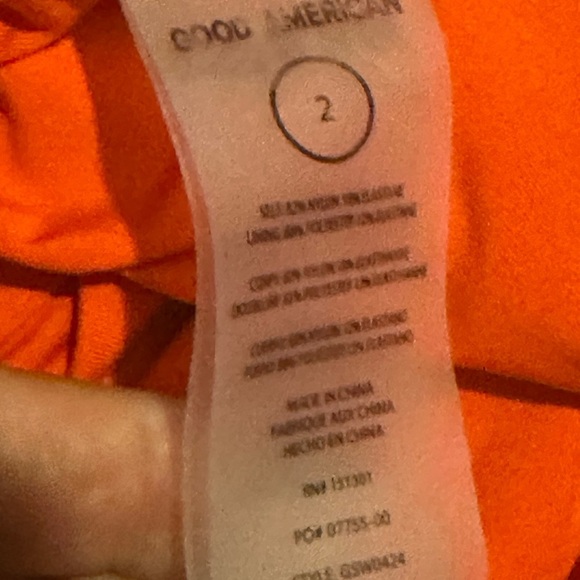 Good American Leilani Halter One Piece Swim Bright Poppy NWT - Picture 8 of 13